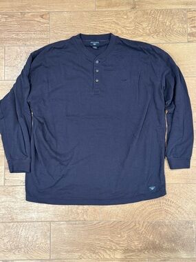 Dockers Quarter Button Long Sleeve Shirt